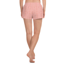 Load image into Gallery viewer, Soft Pink Women's Athletic Short Shorts - Happiness Looks Beautiful