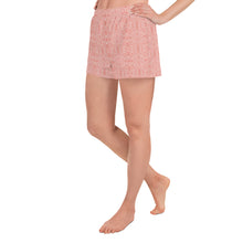 Load image into Gallery viewer, Soft Pink Women's Athletic Short Shorts - Happiness Looks Beautiful