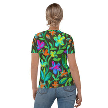 Load image into Gallery viewer, Moonlit Garden Women&#39;s T-shirt - Happiness Looks Beautiful