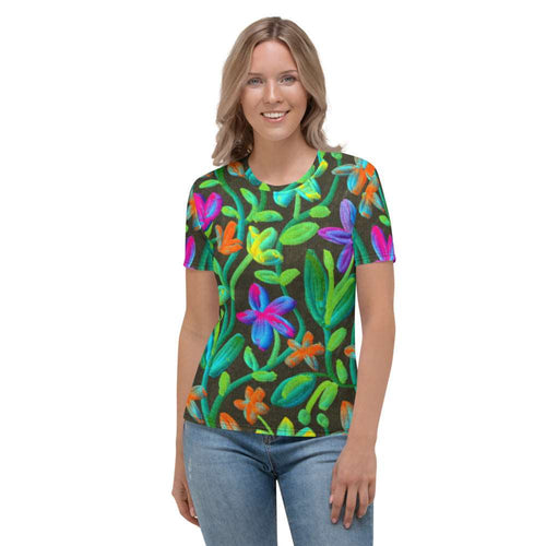 Moonlit Garden Women's T-shirt - Happiness Looks Beautiful