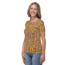 Load image into Gallery viewer, Leopard Love Women&#39;s T-Shirt - Happiness Looks Beautiful