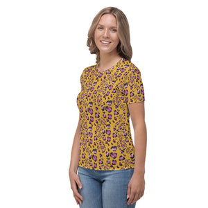 Leopard Love Women's T-Shirt - Happiness Looks Beautiful