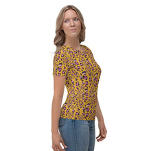 Load image into Gallery viewer, Leopard Love Women&#39;s T-Shirt - Happiness Looks Beautiful