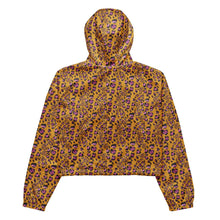 Load image into Gallery viewer, Leopard Love Women’s Cropped Windbreaker - Happiness Looks Beautiful