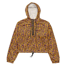 Load image into Gallery viewer, Leopard Love Women’s Cropped Windbreaker - Happiness Looks Beautiful