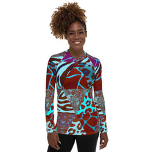 Load image into Gallery viewer, Animal Print Women&#39;s Rash Guard - Happiness Looks Beautiful