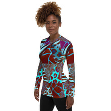 Load image into Gallery viewer, Animal Print Women&#39;s Rash Guard - Happiness Looks Beautiful