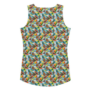 Tropical Fruit Tank Top - Happiness Looks Beautiful