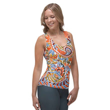 Load image into Gallery viewer, Paisley Party Tank Top - Happiness Looks Beautiful