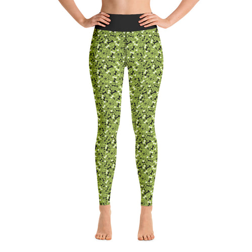 Dog Lover Yoga Leggings - Happiness Looks Beautiful