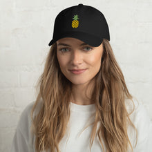 Load image into Gallery viewer, Pineapple Embroidered Hat - Happiness Looks Beautiful