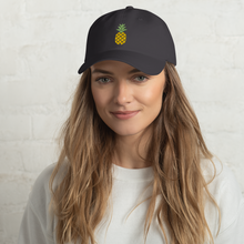 Load image into Gallery viewer, Pineapple Embroidered Hat - Happiness Looks Beautiful