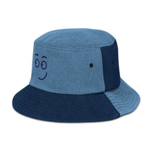 Load image into Gallery viewer, Curious Denim Bucket Hat - Happiness Looks Beautiful