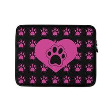 Load image into Gallery viewer, Paw Love Laptop Sleeve - Happiness Looks Beautiful