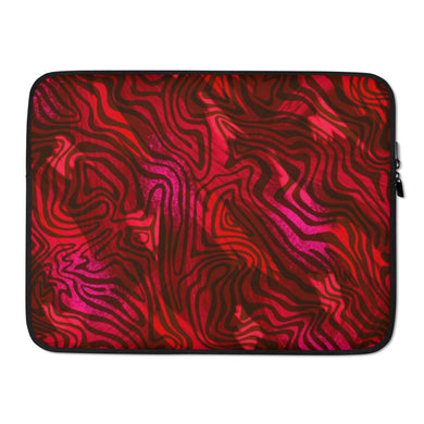 Be Happy Wine Laptop Sleeve - Happiness Looks Beautiful