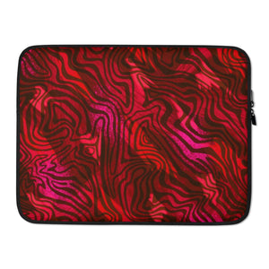 Be Happy Wine Laptop Sleeve - Happiness Looks Beautiful