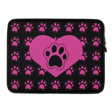 Load image into Gallery viewer, Paw Love Laptop Sleeve - Happiness Looks Beautiful