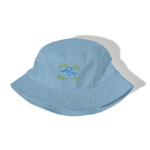 Load image into Gallery viewer, Sea the Beauty Organic Bucket Hat - Happiness Looks Beautiful