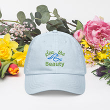 Load image into Gallery viewer, Sea the Beauty Pastel Baseball Hat - Happiness Looks Beautiful