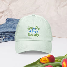 Load image into Gallery viewer, Sea the Beauty Pastel Baseball Hat - Happiness Looks Beautiful