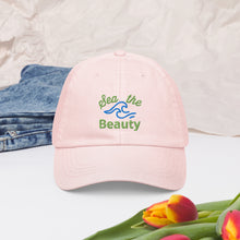 Load image into Gallery viewer, Sea the Beauty Pastel Baseball Hat - Happiness Looks Beautiful