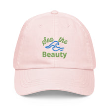 Load image into Gallery viewer, Sea the Beauty Pastel Baseball Hat - Happiness Looks Beautiful