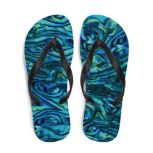 Load image into Gallery viewer, Abalone Flip-Flops - Happiness Looks Beautiful