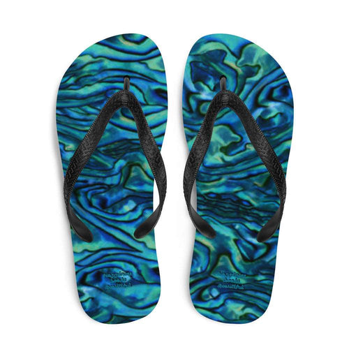 Abalone Flip-Flops - Happiness Looks Beautiful