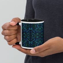 Load image into Gallery viewer, Mosaic Shell Mug with Black Color Inside - Happiness Looks Beautiful