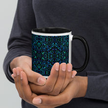 Load image into Gallery viewer, Mosaic Shell Mug with Black Color Inside - Happiness Looks Beautiful